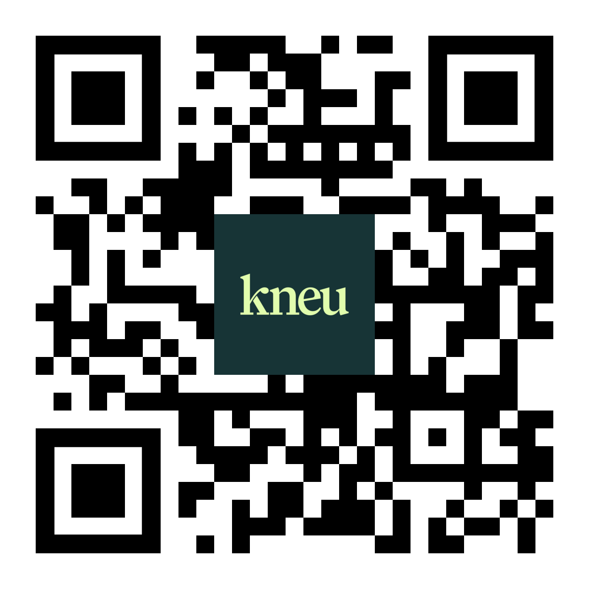 QR code to download Kneu app
